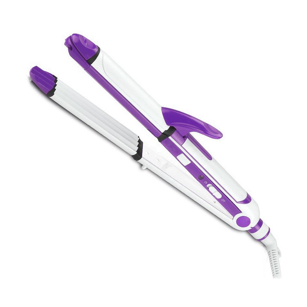Placa par ceramica 2 in 1, pentru indreptat si ondulat, zephyr z 1102 mi,35w